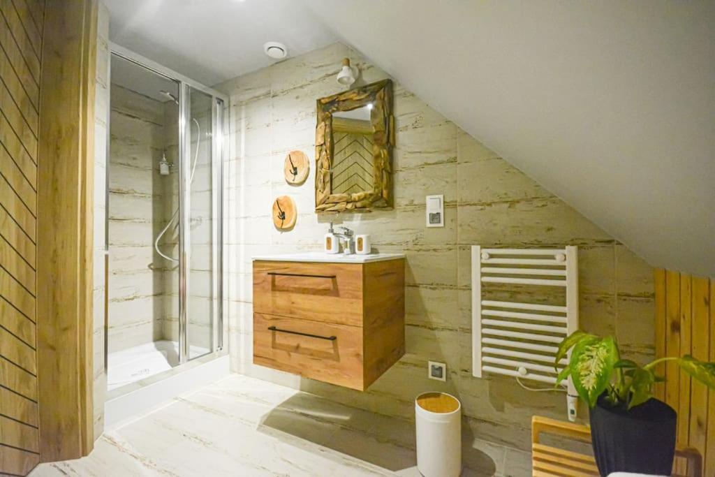 Polana Slowikowa 5 Star- Domek W Gorach Z Jacuzzi, Sauna,Basen,Ogrod Z Lasem, Kominek I Narty Stroza  Eksteriør bilde