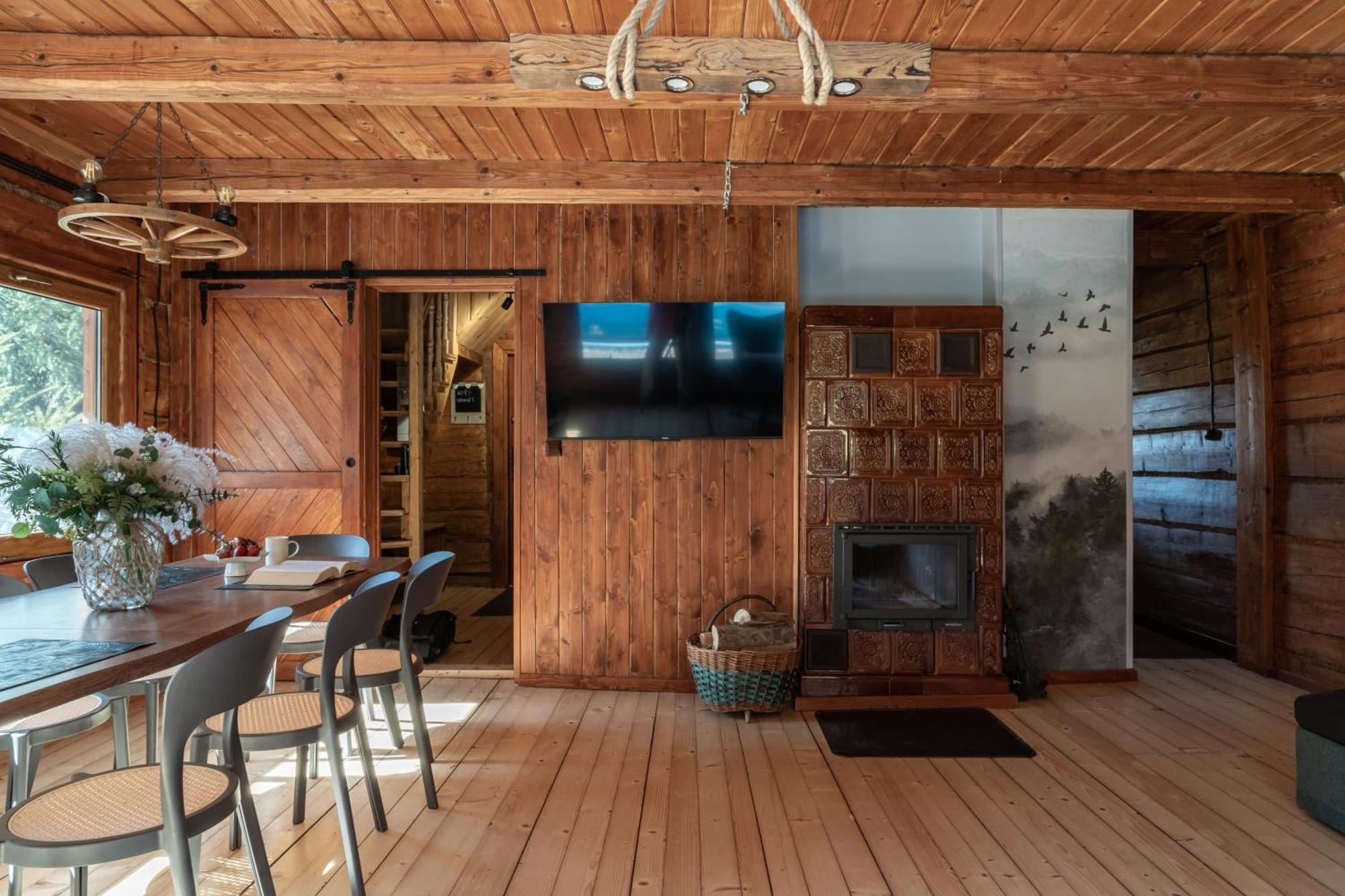 Polana Slowikowa 5 Star- Domek W Gorach Z Jacuzzi, Sauna,Basen,Ogrod Z Lasem, Kominek I Narty Stroza  Eksteriør bilde